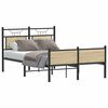 vidaXL Bed Frame without Mattress Sonoma Oak 120x200 cm Engineered Wood