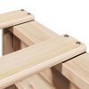 vidaXL Bed Frame without Mattress 135x190 cm Double Solid Wood Pine