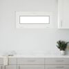 vidaXL Basement Window RISOR 90x40 cm Tilt 3 Glazing White