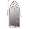 vidaXL Gothic Arch Garden Mirror 50x115 cm for Indoor and Outdoor Use