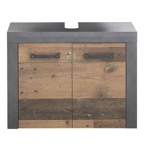 Trendteam Sink Vanity Unit Indy Old Wood and Matera Brown
