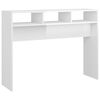 vidaXL Console Table High Gloss White 105x30x80 cm Engineered Wood