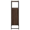 vidaXL Bathroom Cabinet Brown Oak 33x33x120.5 cm Engineered Wood