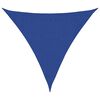 vidaXL Sunshade Sail 160 g/m&sup2; Triangular Blue 3.6x3.6x3.6 m HDPE