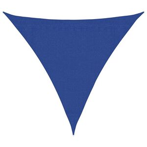 vidaXL Sunshade Sail 160 g/m&sup2; Triangular Blue 3.6x3.6x3.6 m HDPE