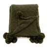 Venture Home Blanket Anny 170x130 cm Acrylic Moss Green