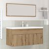 vidaXL Bathroom Cabinet Artisan Oak 100 x 38.5 x 46 cm Engineered Wood