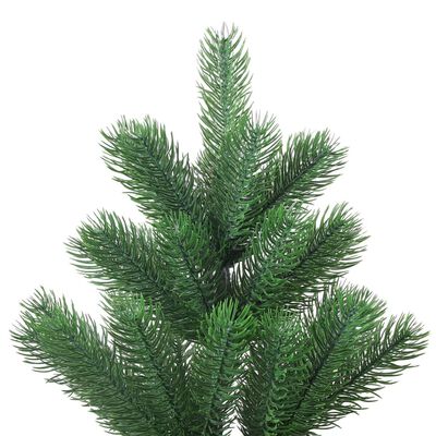 vidaXL Nordmann Fir Artificial Pre-lit Christmas Tree Green 180 cm