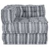 vidaXL Modular Corner Sofa Grey Print 70 x 70 x 56 cm Fabric