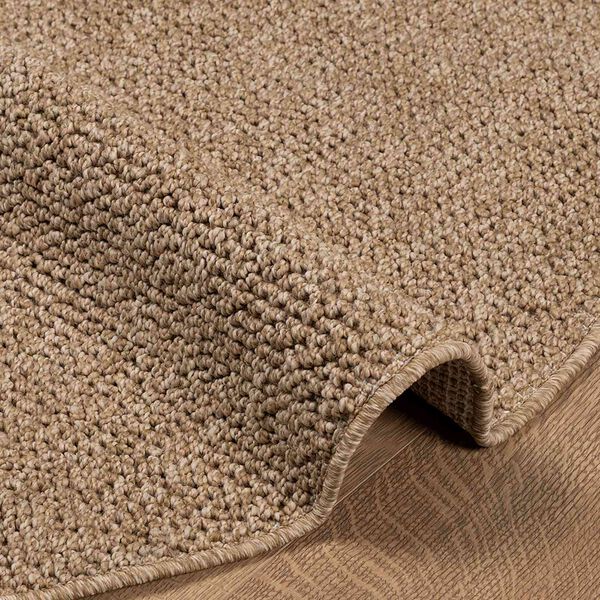vidaXL Area Rugs Round HUARTE Natural &Oslash; 120 CM Polyester