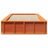 vidaXL Bed Frame Wax Brown 90 x 200 cm Solid Pine Wood