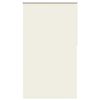 vidaXL Roller Blind Blackout Off White 125x230 cm Fabric Width 121.6 cm Polyester