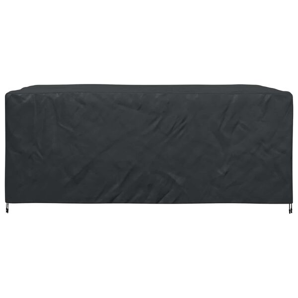 vidaXL Furniture Cover Plain Black 270 x 180 x 90 cm 420D