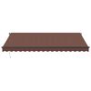vidaXL Manual Retractable Awning Brown 450x350 cm