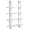 vidaXL Book Cabinet | White | Engineered wood | 100x30x160 cm | Book Cabinet