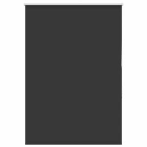 vidaXL Roller Blind Blackout Black 110x175 cm Fabric Width 105.7 cm Polyester