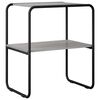 vidaXL Console Table Grey Sonoma 80 x 42.5 x 70 cm Engineered Wood