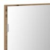 vidaXL Mirror Artisan oak 80 x 37 cm Glass and Engineered Wood