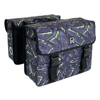 Willex Bicycle Panniers Eco 34 L Green and Purple