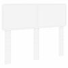 vidaXL Headboard White Engineered wood