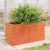 vidaXL Garden Planter Wax Brown 90x40x45.5 cm Solid Wood Pine