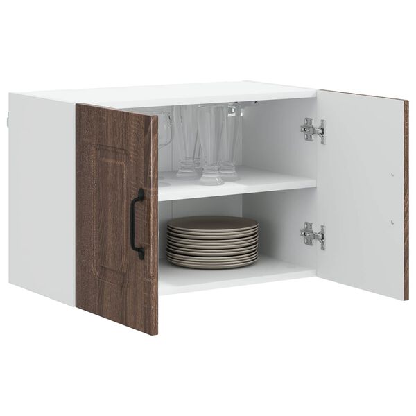 vidaXL Kitchen Cabinet with Storage Kalmar Brown Oak 60 x 31 x 40 cm