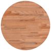 vidaXL Table Top &Oslash;40x2.5 cm Round Solid Wood Beech