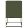 vidaXL Bedside Cabinets 2 pcs Olive Green 36x39x60.5 cm Steel