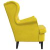 vidaXL Armchair Mustard Yellow Velvet
