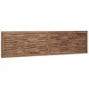 vidaXL Headboard Wall-mounted Natural 180 cm Solid Teak Wood