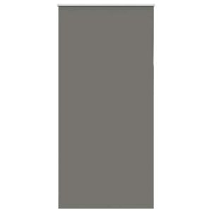 vidaXL Roller Blind Blackout Grey 115x210 cm Fabric Width 110.7 cm Polyester