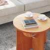 vidaXL Coffee Table Wax Brown 50 x 50 x 35 cm Solid pine wood