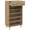 vidaXL Shoe Cabinet Artisian Oak 60 x 35 x 105 cm Engineered Wood