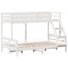 vidaXL Bunk Bed without Mattress 80x200/120x200 cm White Solid Wood