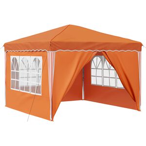 vidaXL Pop-up Party Tent Orange 288 x 288 x 245 cm Oxford Fabric