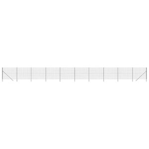 vidaXL Wire Mesh Fence Anthracite 1.4x25 m Galvanised Steel