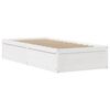 vidaXL Bed Frame without Mattress White 90x190 cm Single Solid Wood Pine