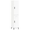 vidaXL Highboard White 34.5x34x180 cm Engineered Wood