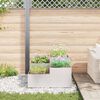 vidaXL Garden Planter Silver 80 x 80 x 48 cm Stainless steel