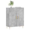 vidaXL Sideboard Concrete Grey 69.5x34x90 cm Engineered Wood