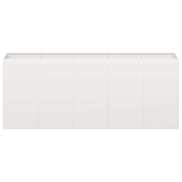 vidaXL Planter 200x40x80 cm Stainless Steel