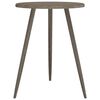 vidaXL Bistro Table Grey ??60x76 cm MDF and Iron