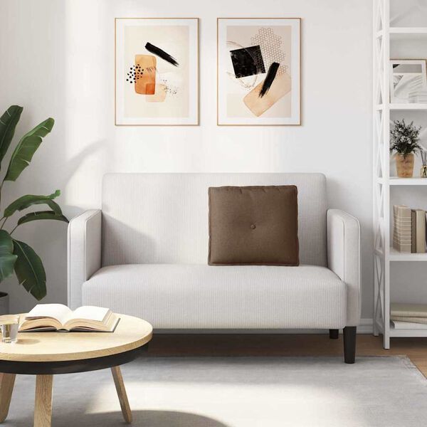 vidaXL Back Pillow Brown 50 x 19 x 45 cm Fabric