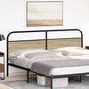vidaXL Replace Headboard Sonoma Oak 200 cm Steel and Engineered Wood
