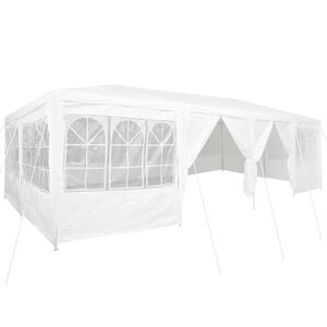 vidaXL Party Tent White 800 x 400 x 266 cm Polyethylene