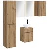 vidaXL Bathroom Cabinet Set 5 pcs Artisan Oak 40 x 11.5 x 60.5 cm