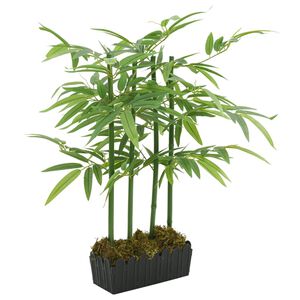 vidaXL Artificial Bamboo Tree 240 Leaves 80 cm Green