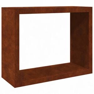 vidaXL Firewood Rack 100x40x80 cm Weathering Steel