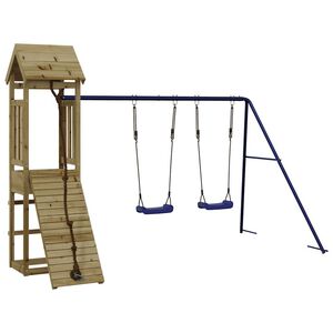 vidaXL Outdoor Playset Impregnated Wood Pine