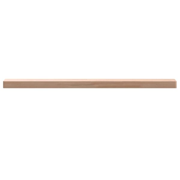 vidaXL Wall Shelf 100x20x4 cm Solid Wood Beech